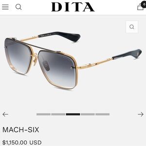 DITA MACH SIX TITANIUM SUNGLASSES